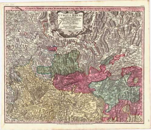 Cursus Rheni Supra Wormatiam Usque Ad Archi-Episopatum Coloniensem