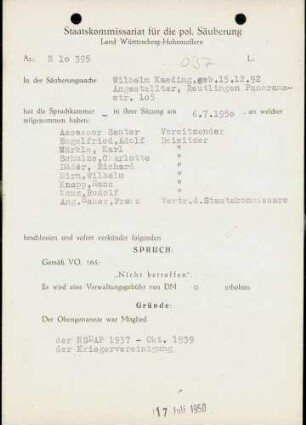 Kaeding, Wilhelm