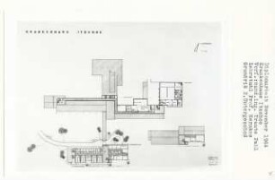 Krankenhaus Itzehoe (Diplomarbeit bei Bernhard Hermkes): Grundriss 2. Untergeschoss 1:200