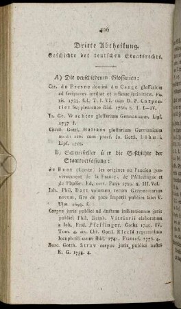 Geschichte des teutschen Staatsrechts.
