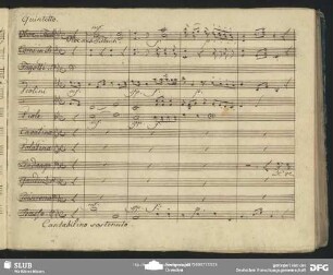 Quintetto: "De' veraci affetti miei"