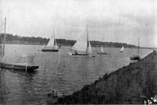 Leipzig: Segelboote - Elsterbecken