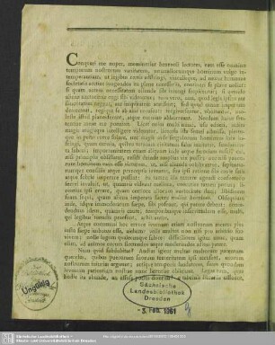 De obsequio disciplinae scholasticae nostra in primis aetate cautius temperando commentatio II
