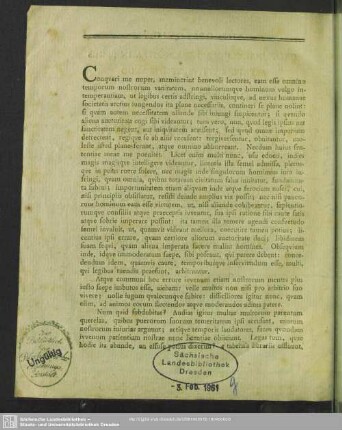 De obsequio disciplinae scholasticae nostra in primis aetate cautius temperando commentatio II