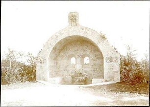 Fischer, Theodor; Berg am Starnberger See - Rottmannshöhe (Bayern); Bismarckturm - Brunnen