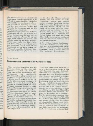 Hadersleben im Blickwinkel der Kamera vor 1900.