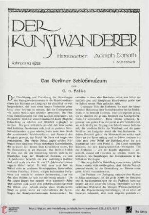 2: Das Berliner Schloßmuseum
