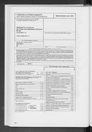 Totalerhebung im Bauhauptgewerbe
