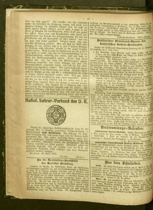Kathol. Lehrer-Verband des D. R.