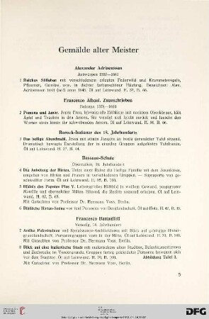 Gemälde Alter Meister (Nr. 1-176)