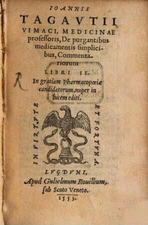 De purgantibus medicamentis ... libri 2