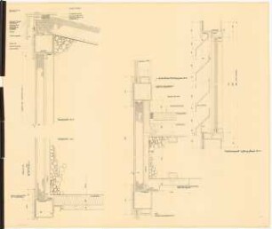 Stadttheater, Bremerhaven: Fußboden-Dichtungsdetails 1:1