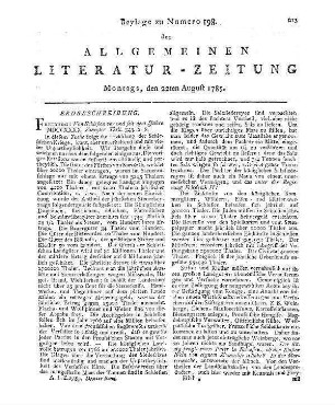 Kongl. Vetenskaps Akademiens nya handlingar. T. 6. För År 1786. Stockholm 1785