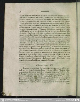 Observatio VI.