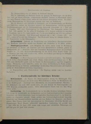 5. Dienstverhältnisse der städtischen Arbeiter.