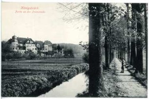 Königsbrück. Partie an der Promenade