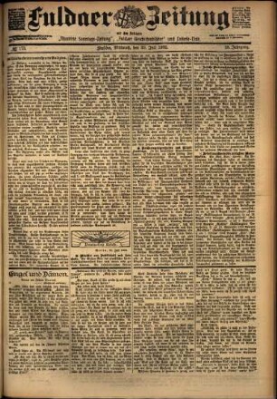 Ausgabe vom Mittwoch, den 30. Juli 1902.