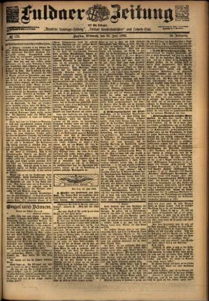 Ausgabe vom Mittwoch, den 30. Juli 1902.