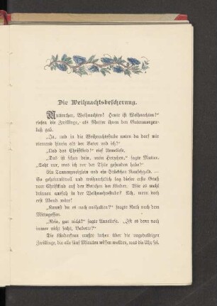 Die Weihnachtsbescherung.
