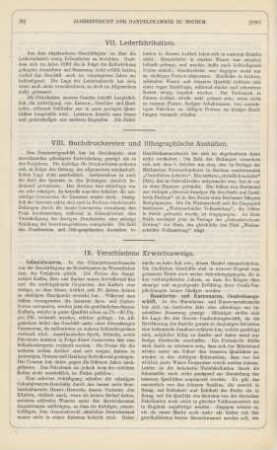 VII. Lederfabrikation.