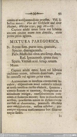 Mixtura Paregorica