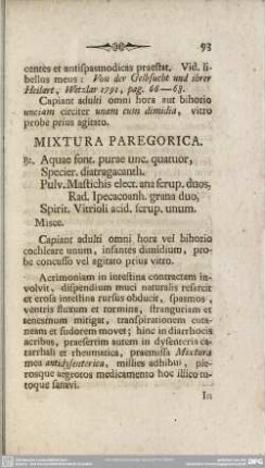 Mixtura Paregorica