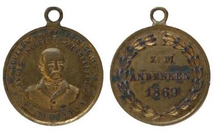 Altona, Anhängemedaille zur Erinnerung an die Industrieausstellung