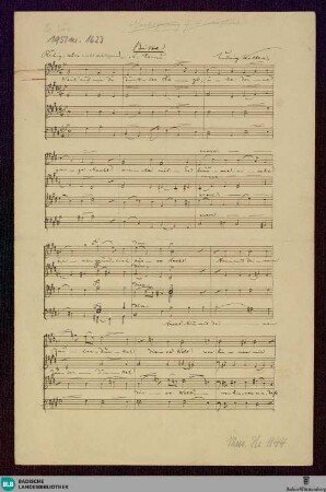 Bitte - Mus. Hs. 1144 : Coro; E