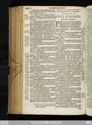 De Sendtbrief des Apostels Pauli aen de Philippensen.