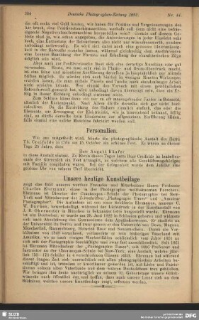 Unsere heutige Kunstbeilage