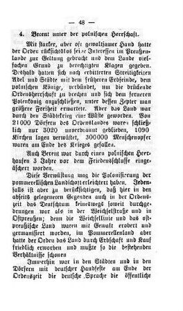 4. Berent unter der polnischen Herrschaft