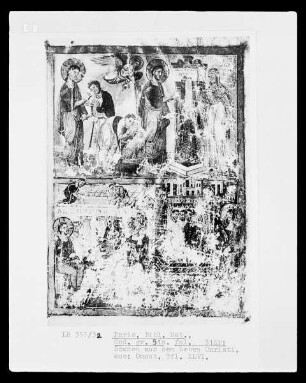 Homilien des Gregor von Nazianz — Szenen aus dem Leben Christi, Folio 316 recto
