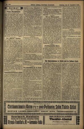 Zweite Ausgabe vom Sonntag, den 15. Dezember 1929.