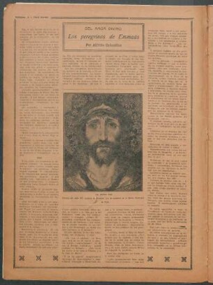 Los peregrinos de Emmaús : Del amor divino