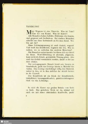 Tanzkunst