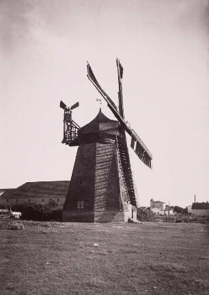 Vitte, Windmühle : Hiddensee-Vitte. Ständerholländerwindmühle