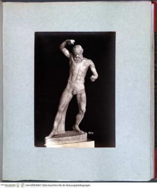 Rome sculptureMarsyas aus der vatikanischen Marsyas-Gruppe - Rotes Album III (Grabmäler, antike Skulptur und Fragmente; 16. Jh.)