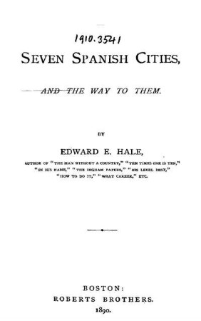 Seven Spanish cities, and the way to them