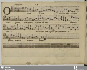 Piéton, Loyset: O beata infantia