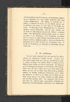 19. Die Luftheizung.