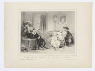 Une aprés dinée chez Bartholo, Blatt 10 der Folge "Lithographisches Album"