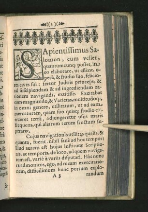 [De Navigatione in Ophir.]