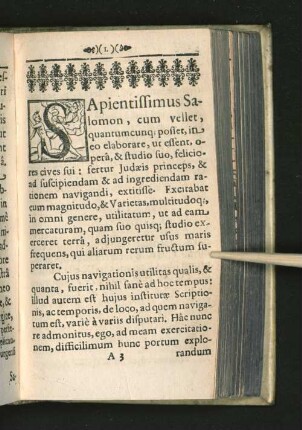 [De Navigatione in Ophir.]