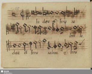 Anonymus: Judaea et Jerusalem nolite timere [Anfang]