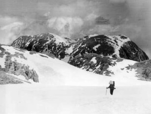 Österreich. Pongau. Aufstieg zum Hochkönigstock im Winter