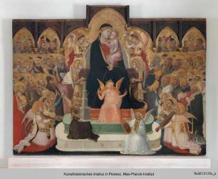Thronende Madonna mit Heiligen
