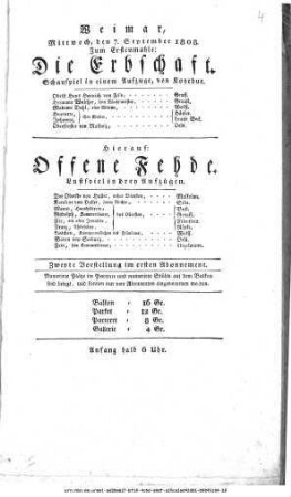 Offene Fehde