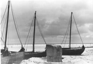 Segelboote am Strand