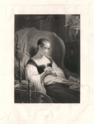 Marguerite. Gretchen am Spinnrad