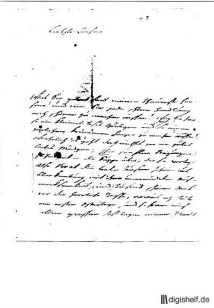 7: Brief von Justus Möser an Jenny Friederici